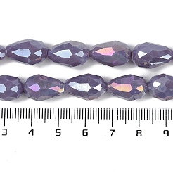 Fili di perle di vetro elettrolitico opaco tinta unita&nbsp;EGLA-N013-P10mm-B09