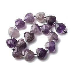 Природный аметист нитей бисера G-P570-E17-01