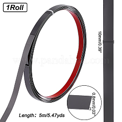 Гибкая самоклеящаяся отделка из нержавеющей стали 201 AJEW-WH0248-316A-B