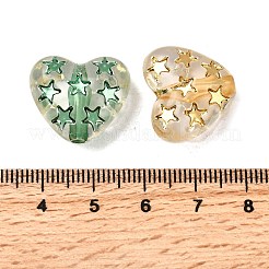 Прозрачные акриловые бусины OACR-H054-03