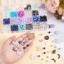 451шт 24 стиля акриловые бусины&nbsp;OACR-HY0001-13