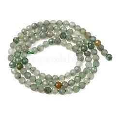 Natürliche afrikanische Jade Perlen Stränge&nbsp;G-K366-C03-4mm