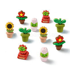 10шт 5 стиля силиконовые бусины&nbsp;SIL-CJ0003-07