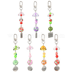 Décorations suspendues faites à la main en argile polymère&nbsp;KEYC-FS00037-03