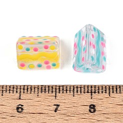 Нити стеклянных эмалевых бусин GLAA-T028-05