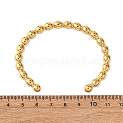 Браслеты-манжеты из нержавеющей стали 304 для женщин BJEW-G749-18G