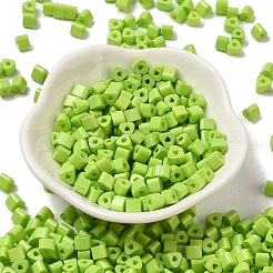 Запекание расписной стеклянной бусины&nbsp;SEED-H002-K-D302