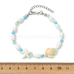 Armbänder aus natürlichen Trompetenmuscheln&nbsp;BJEW-JB14106