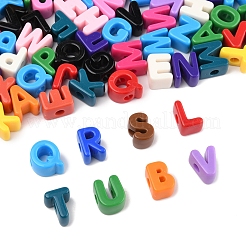 156шт 26 стиля непрозрачные акриловые европейские бусины OACR-FS0002-08