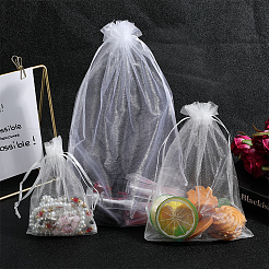 100 шт. 3 стиля больших мешочков из органзы OP-SP0001-05