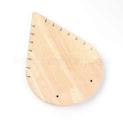 Espositori per gioielli in legno schima a goccia&nbsp;NDIS-WH0006-06