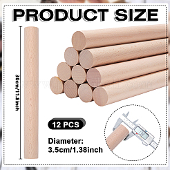 Bastelsticks aus Buchenholz&nbsp;DIY-WH0128-69