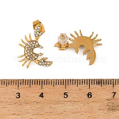 Strass-Ohrstecker aus Edelstahl 304 für Damen&nbsp;SA-CBA183D-10G