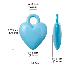 Окрашен сплава подвески&nbsp;PALLOY-YW0001-64