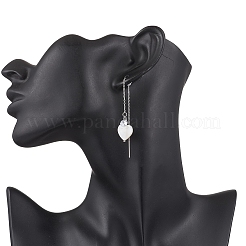 5 пара натуральных пресноводных ракушек в форме сердца&nbsp;EJEW-JE06502