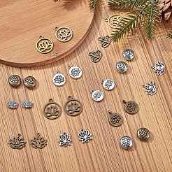 Pendentifs en alliage en filigrane de style tibétain&nbsp;TIBEP-SC0001-18
