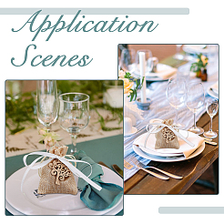 36шт деревянные кабошоны WOOD-FH0002-39