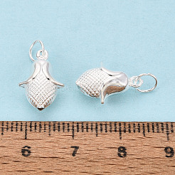 925 подвеска в виде кукурузы из стерлингового серебра&nbsp;STER-T009-08S