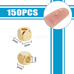 150 шт. 201 бусины из нержавеющей стали STAS-UN0059-29