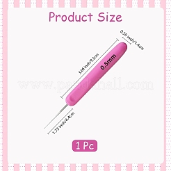 1 шт. крючки для вязания дредов из нержавеющей стали&nbsp;TOOL-DJ0001-44A