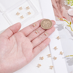 16 шт. Латунные подвески с микропаве&nbsp;ZIRC-UN0001-11