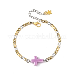 Bracelets religieux en porcelaine faits à la main&nbsp;BJEW-JB14271