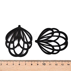 Большие подвески из натурального дерева тополь WOOD-N016-29