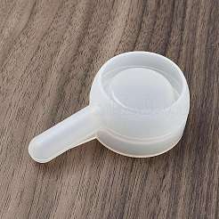 Плоские круглые с ручкой силиконовые подсвечники Молды своими руками SIMO-G010-02C