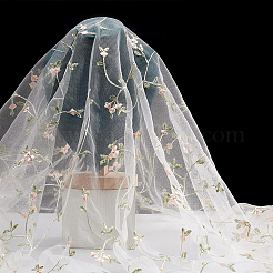 Кружевная отделка с вышивкой из полиэстера OCOR-WH0073-72