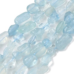 Natürliche Aquamarin Perlen Stränge&nbsp;G-K203-46