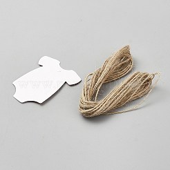 25 etichetta regalo di ringraziamento in carta a forma di vestiti per bambini&nbsp;AJEW-WH0481-278