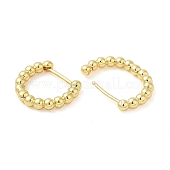 Латунные серьги обруча EJEW-Q773-12G