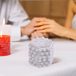 Бархатные коробочки для парных колец&nbsp;VBOX-WH0019-001