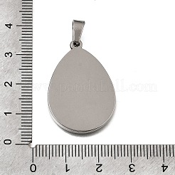 Cabochon-Fassungen für Anhänger aus Edelstahl 304&nbsp;SA-CBA8A58-01B-P