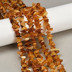 Ambre naturel perles puce brins&nbsp;X-G-E271-81-01