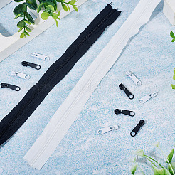 2 Beutel 2 Farben Nylon geschlossener Reißverschluss&nbsp;DIY-TA0014-72B
