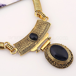 Овальные синтетические бирюзовые подвески и комплекты серег-подвесок. Комплекты ювелирных изделий из сплава&nbsp;FS-WGD3387-02