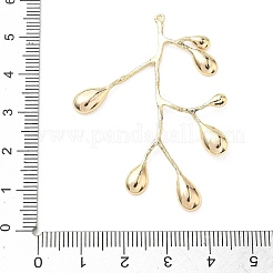 Messing-Anhängerfassungen für Cabochons aus Emaille&nbsp;KK-G601-03G
