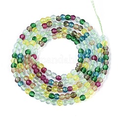 Прозрачный градиент цвета стеклянные бусины пряди&nbsp;LS-GLAA-E044-01B