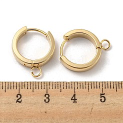 201 фурнитура для сережек-колец Huggie Hoop из нержавеющей стали&nbsp;LS-STAS-A167-01T-G