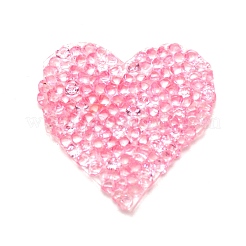 Herz Glitzer Hotfix Strass&nbsp;DIY-WH0268-17A