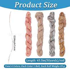 4 Rolle Mohairgarn mit Farbverlauf in 4 Farben&nbsp;OCOR-CY0004-09A