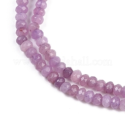 Chapelets de perles de jade blanche naturelle&nbsp;X-G-Z069-01L