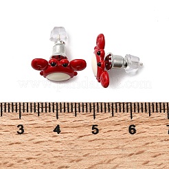 Серьги-гвоздики из латуни&nbsp;EJEW-A148-01A