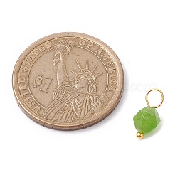 Ограненные круглые подвески из натуральных смешанных драгоценных камней в виде звезды огранки PALLOY-JF02723-02