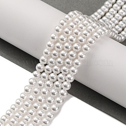 Выпечка окрашены перламутровый стекла жемчужные нити круглый шарик&nbsp;PEAR-H019-02A-04