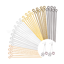 1200 шт. 6-х цветные литые штифты с ушками&nbsp;FIND-PH0025-40