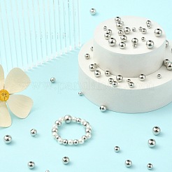 200 шт. 4 стиля латунные круглые разделительные бусины с покрытием PVD и вакуумным покрытием&nbsp;KK-CJ0001-91