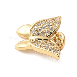 Pendentifs avec zircon cubiques à micro-pavés en laiton&nbsp;KK-D357-07A-G