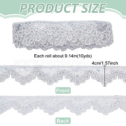 Nastro in pizzo di poliestere&nbsp;OCOR-WH0105-202B
